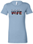 BELLA + CANVAS - Women's Slim Fit Tee Firefighter Wife SCFFD - SCFFD-SS6004 FF WIFE ECO