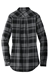 Ladies Plaid Flannel Tunic - LW668-MNSFD-EMB