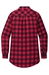 Ladies Plaid Flannel Tunic - LW668-MNSFD-EMB