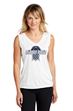 Ladies Sleeveless V-Neck Midwest Magic Basketball Navy Logo Ladies Sleeveless V-Neck